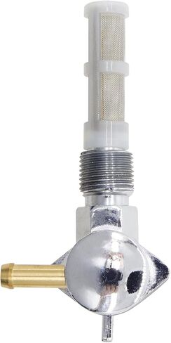 Carbman Fuel Valve 3/8" Npt Gas Tank Chrome Fuel Petcock 90 For Harley Sportster 883 1000 in Saudi Arabia