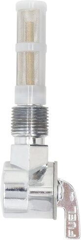 Carbman Fuel Valve 3/8" Npt Gas Tank Chrome Fuel Petcock 90 For Harley Sportster 883 1000 in Saudi Arabia