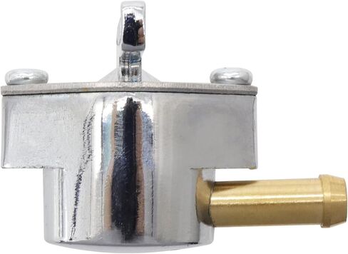 Carbman Fuel Valve 3/8" Npt Gas Tank Chrome Fuel Petcock 90 For Harley Sportster 883 1000 in Saudi Arabia