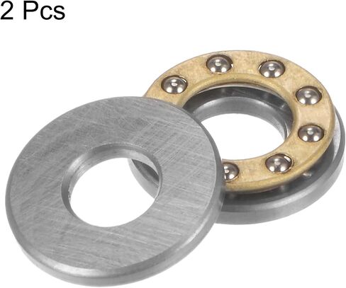 uxcell F6-14M Thrust Ball Bearing 6mm x 14mm x 5mm Brass with Washers ABEC3 4pcs in Saudi Arabia