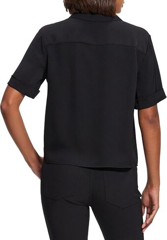 Theory Women's Short-Sleeved Camp Shirt in Saudi Arabia