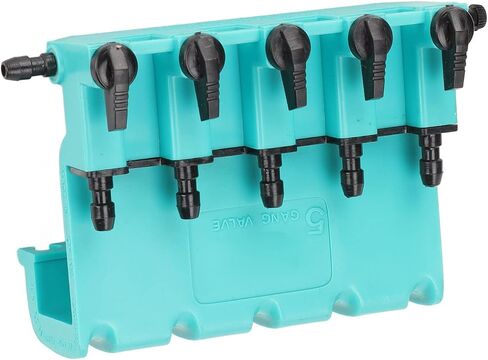 Aquarium Air Flow Control Valve, 5 Way Aquarium Air Check Flow Control Swtich Valve Fish Tank Splitter Pump Accessories for Fish Tank Pond in Saudi Arabia