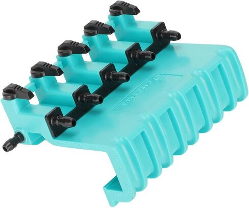 Aquarium Air Flow Control Valve, 5 Way Aquarium Air Check Flow Control Swtich Valve Fish Tank Splitter Pump Accessories for Fish Tank Pond in Saudi Arabia