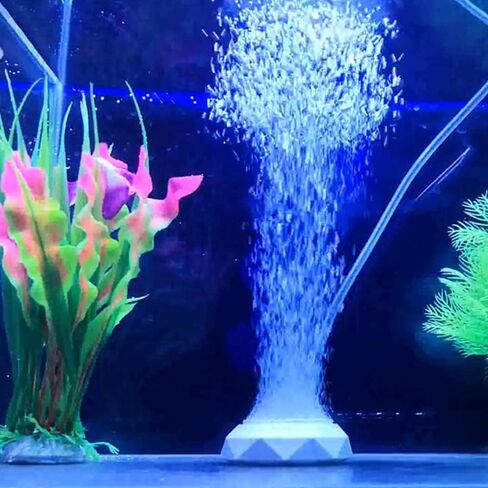 Aquarium Air Stones Disc Bubble Diffuser for Fish Tank Pump and Hydroponics Air Pump Small Bubbles Blue in Saudi Arabia