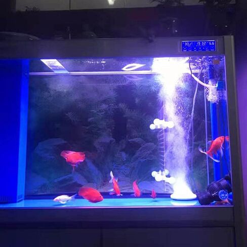 Aquarium Air Stones Disc Bubble Diffuser for Fish Tank Pump and Hydroponics Air Pump Small Bubbles Blue in Saudi Arabia