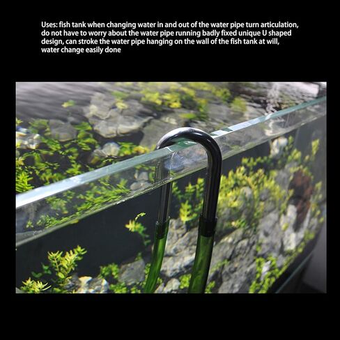 HEEPDD Stainless Steel Fish Tank U Shape Pipe, U Shaped Tube Connector for Aquarium Co2 Oxygen Tubing in Saudi Arabia