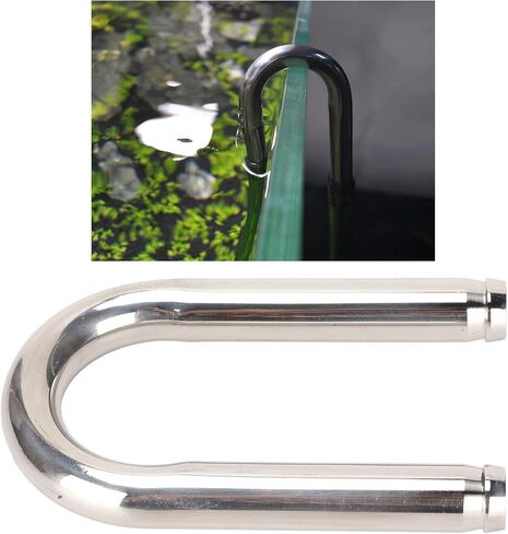 HEEPDD Stainless Steel Fish Tank U Shape Pipe, U Shaped Tube Connector for Aquarium Co2 Oxygen Tubing in Saudi Arabia