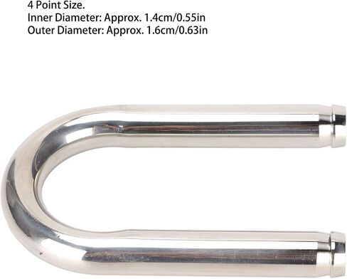HEEPDD Stainless Steel Fish Tank U Shape Pipe, U Shaped Tube Connector for Aquarium Co2 Oxygen Tubing in Saudi Arabia