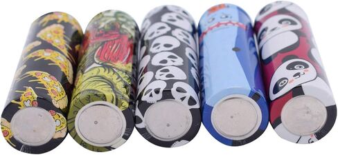 50 قطعة من أغطية أفلام إعادة التغليف 18650 للبطارية، غطاء واقي الأكمام المنكمشة بالحرارة، غلاف أنبوبي لـ 18650 بطاريات قابلة لإعادة الشحن، 5 أنماط (50 قطعة) in Kuwait