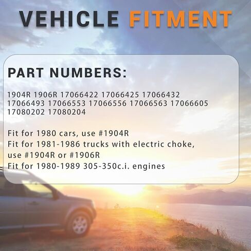 المكربن ​​يناسب 1987-1990 كامارو مع مجموعة حشية بديلة لـ 1904R 1906R 17066422 17066425 17066432 17066493 17066553 17066556 17066563 17066605 17080202 1708 0204 in Kuwait
