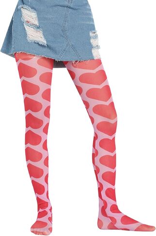 Vintage 60s Printed Funky Tights for Women Y2K Tie Dye Mesh Pantyhose Skinny Body Shaping Leggings Streetwear in Saudi Arabia