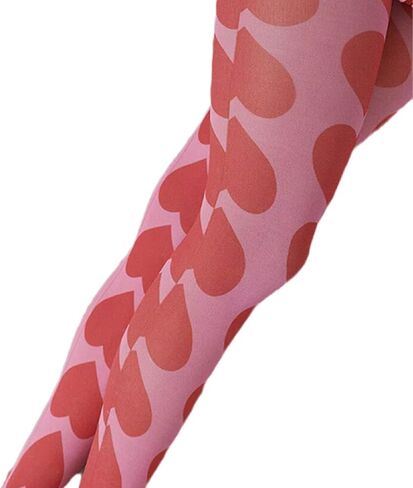 Vintage 60s Printed Funky Tights for Women Y2K Tie Dye Mesh Pantyhose Skinny Body Shaping Leggings Streetwear in Saudi Arabia