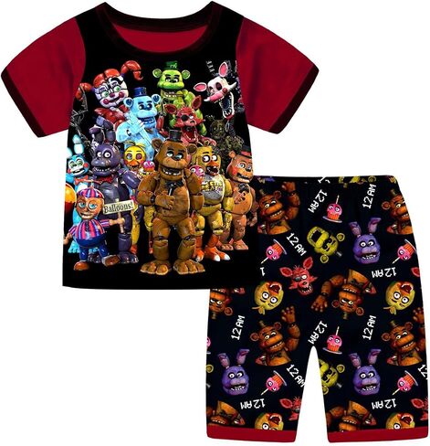 Boys T-shirt+shorts Short sleeved clothing set YouTube fashion 6-14years in Saudi Arabia