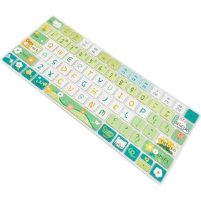 Cute Keyboard Cover Skin for Apple iMac Magic Keyboard 2nd Gen (Model: A1644) Without Numeric Keypad, Silicone Protective Skin, Cute Bunny