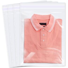iMailer - 500 Pcs - 8" x 10" Clear Plastic Cellophane Bags - Resealable Self Sealing Cello Bags for Artwork Cards & Envelopes, Photo, Prints, Candies