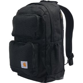 Carhartt 28L Backpack, Durable Pack with Laptop Sleeve and Duravax Abrasion Resistant Base, Everyday Dual Compartment Brown, One Size