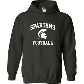 UGP Campus Apparel NCAA Arch Logo Football, Team Color Hoodie, College, University
