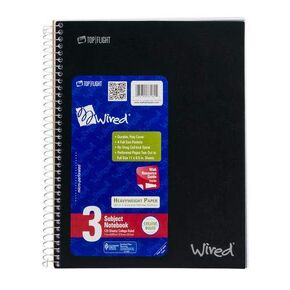 Top+Flight+Wired+3+Subject+Notebook+College+Ruled%2c+120+Sheets+120+CT+(Pack+of+2)2