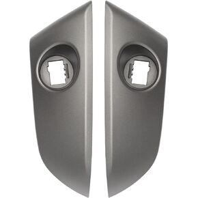 Central Center Dashboard Trim Strip Center Instrument Cluster Panel Trim 55412-42060-B0 55413-42070-B0 Compatible with Toyota RAV4 Base Limited EV Sport Utility 2006-2012,gray
