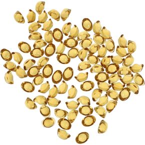 Garneck 100pcs Golden Ingot Yuan Bao Wealth Luck Chinese Fortune Ingot for Prosperity Wealth Luck Fortunate Crystal Decorations Desktop Ornaments Lucky Arrangements