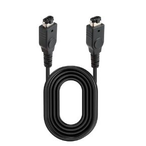 GBA Link Cable,2 Player Game Link Cable Compatible for Nintendo Gameboy Advance SP,Gameboy Advance, GBA Color Link Cable,3.96Ft Black