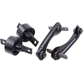 MOTOKU Rear Left and Right Trailing Arm Bushing Upper and Lower Control Arm Bushings Assembly Set for Honda CRX 1988-1991 Civic del Sol 1993-1997 Civic 1988-2000
