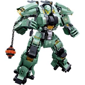 Transforming Mech Robot Building Blocks Set,Destroy Warrior City Action Mech Model Building Kit, 542 Pieces Cool Robots Toys Gift for Adults and Kids Boys 6 7 8 10+