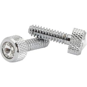 GG Grand General 67150 Chrome Small Dash Screw with Amber Crystal for Peterbilt 2000down