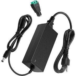 24V Power Supply, 24V 6A Power Supply 100V-240V AC to 24V DC Power Supply with LED Terminal Connector, 24 Volt 6 Amp Power Supply 5A 4A 3A 2A 1A DC Adapter with 5.5x2.1mm Jack