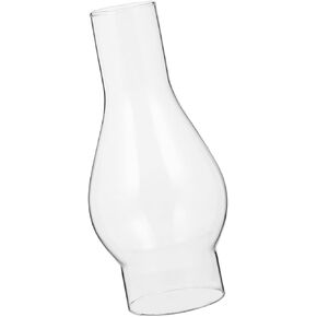 Kerosene Lampshade Glass Lamp Shade Vintage Lantern Vintage Lamp Shade Chimney Lamp Shade Oil Lamp Shade Lantern Chimney Kerosene Lamp Accessories Clear Glass Lamp Shade Glass