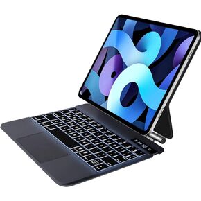 Magnetic Keyboard Case for iPad Pro 11/10.9‑inch (3rd/2nd gen and ipad Air 5th gen), Magic Keyboard Case with iPadOS Shortcuts, Floating Cantilever Stand, with Backlit, Multi-Touch Trackpad