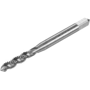 uxcell Spiral Flute Taps, 3/16-28 UNF 2B High Speed Steel (HSS) Uncoated Machine Thread Milling Threading Screw Tap 3 Flutes Tapping Tool