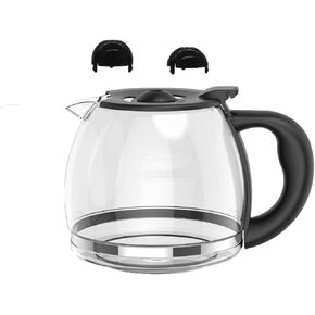 Coffee Machine Replacement 12-CUP Glass Pot, Compatible With Kitchenaid KCM1209 KCM1208 Cuisinart DCC 1220BKS, Capresso SG300, Gourmia GCM3260, Krups Essential Wamife Mueller 12 cups coffee machine