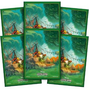Ravensburger Disney Lorcana TCG Card Sleeves Featuring Robin Hood – Daydreamer by John Loren | 65 Protective Sleeves for TCG Decks | Ages 8+