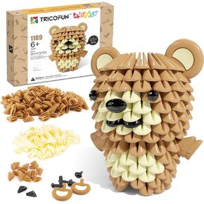 Animals 3D Soft Building Blocks - Cute Animal Kit, Pressure-Relief, STEM Educational Toys, Enhance Hands-On Skills Interlocking Building Blocks (1104-FOX)