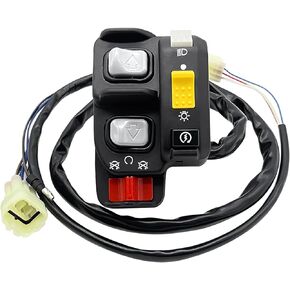 M MATI Left Handlebar Electric Shift Start Stop Headlight Switch for Honda TRX450 TRX450ES TRX450FE 1998-2004 35020-HN0-A11
