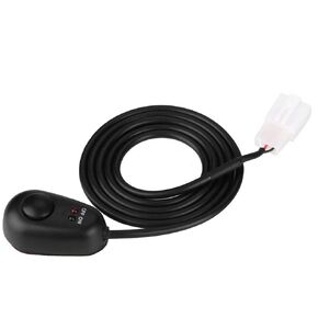 Push Button Switch, Water Drop Shape 12V Push Button Switch with Red/Green LED Indicator Lights