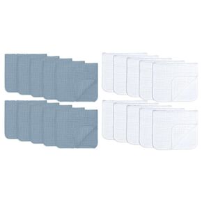 Comfy Cubs Muslin Burp Cloths Large 100% Cotton Bundled
