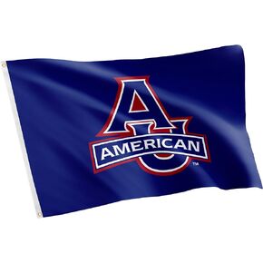Desert Cactus American University Flag Eagles AU Flags Banners 100% Polyester Indoor Outdoor 3x5 (Style 1)