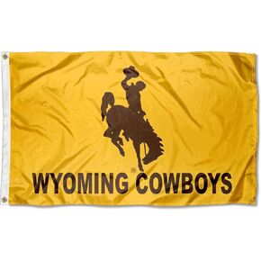 Wyoming Wordmark 3x5 Grommet Flag
