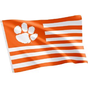 Desert Cactus Clemson University Flag Tigers Flags Banners 100% Polyester Indoor Outdoor 3x5 (Nation)