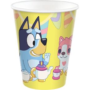 amscan Bluey Paper Party Cup - 9 oz. |Green| Pack of 8