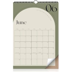 Aesthetic 2024-2025 Wall Calendar - Runs from June 2024 Until December 2025 - The Perfect Wall Hanging Calendar Planner for Easy Organizing