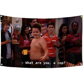 Gibby "What Are You, A Cop?" Funny Flag 3x5Ft Funny Tapestry College Dorm Room Frat Men Cave Wall flag in Kuwait