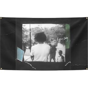 NogamA J Rapper Singer Cole Tapestry 4 Your Eyez فقط غطاء الألبوم نسيج 3x5 قدم جدار الفن شنقا نسيج ديكور لغرفة النوم غرفة المعيشة الجمالية النوم in Kuwait