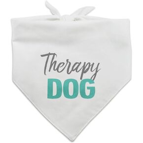 Therapy Dog Dog Pet Bandana - Black
