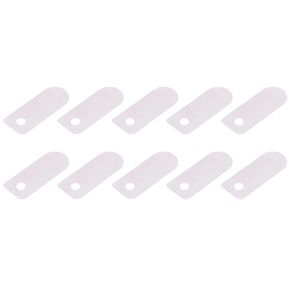10pcs Compressor Valve Plate, Non-Oil Aluminum Plate Air Compresspr Replacement Parts for Repairing Maintenance(13 * 33 mm)