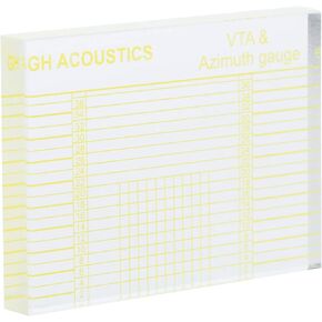 Cartridge Alignment Ruler Phonograph Tonearms VTA Azimuth Gauge Alignment Block Ruler Headshell Aligning Accessory