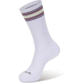 MONFOOT Women's and Men's 1 Pair Athletic Skate Cushion Crew Socks