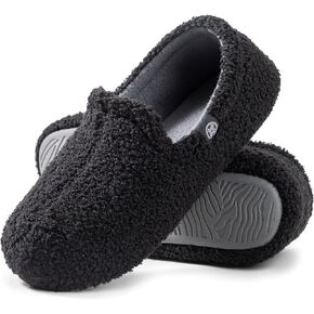 Women's Closed Back Fleece Slipper with Memory Foam